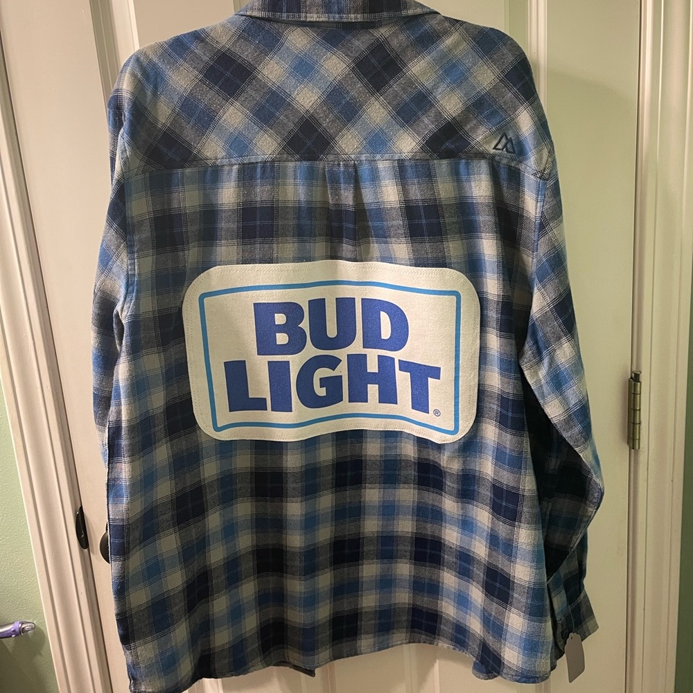 Bud Light flannel
